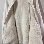 Athleta Sherpa Sea Salt Reversible Oversized Hoodie Jacket Photo 8