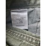 Hidden Belted Olive Green Jeans High Waist Straight Leg Denim Size 26 Photo 4