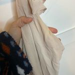 Reformation  Beige Peppermint Ruffle Maxi Wrap Dress Photo 6