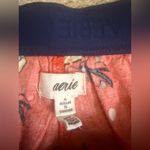 Aerie Red Holiday Lights Antlers Smiley® Flannel Skater Pajama Pants - size XL Photo 5