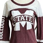 Russell Athletic Mississippi State Raglan T Shirt Long Sleeve Women’s Size Small NWT Photo 1