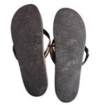 Rainbow Sandals RAINBOW Twisted Sister Leather Brown/TanFlip Flops Size women’s XL (8.5-9.5) Photo 1