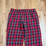 Victoria's Secret Victoria Secret Plaid Pajama Pants Red Black Lounge Sleepwear Size L Photo 5