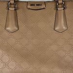 Nine West Marcelie Tote Tan Shoulder Scatchel Photo 3
