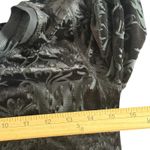 Vera Wang Simply  Black Velvet Burnout Chiffon Hem‎ Size XS Petite Whimsigoth Photo 9