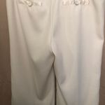 White House | Black Market WHBM Lined Cream Sz 6 w/Satin Trim Dress Capri’… Photo 1