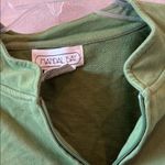 Mandalay Bay French terry Green Jacket with Sunflower Embroidery and beading xl Photo 4