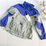 Lululemon NEW  Evergreen Anorak Jacket Charged Indigo / Seal Grey Size 2 Photo 4