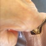 Coach Gold Metalic Phone Wristlet, EUC Front Phone section & Rear Zipper Photo 5