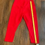 Zyia  Active Vibrant Red Leggings Photo 5