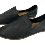Lucky Brand  Black Leather Slip On Loafer‎ Flats Womens 7.5M Comfort Shoes Photo 0