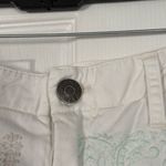 Johnny Was  Biya White Patchwork Embroidered Pants Paisley Design Photo 3