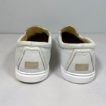 UGG  Fierce Deco‎ Quilted Leather Slip-on Sneakers Womens 10 White Photo 5