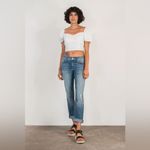 Level 99 Sienna Tomboy Fit Distressed Jeans in Beday Wash Size 26 Blue Photo 11