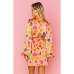Show Me Your Mumu  Go Out Cut Out Poppin Poppy Mini Dress Balloon Sleeve Size M Photo 3