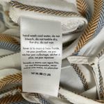 ONIA  Grace Sleeveless Striped Wrap‎ Maxi Dress Coverup in Cream Tan Blue, Small Photo 13