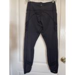 Athleta  All In Mesh 7/8 Tight Black Active Cutout High Waisted Gym Yoga Sz S Photo 4