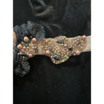 Alfred Angelo Women's  Black Velvet Bridesmaids/Cocktail Dress Size 8 Photo 4