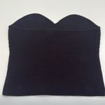 The Drop Women's Black Collette Strapless Cropped Sweater Top Size Medium NWT Photo 5