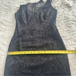 JAYGODFREY Size 8 Black Brocade Back Zip Scoop Neck Mini Dress LBD cocktails Photo 9