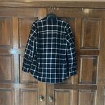 J.Crew NWT  Size Small S Black Plaid Sherpa Lined Shacket Shirt Jacket Fleece Photo 2