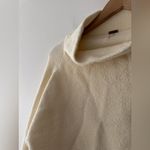Free People Women's Ottoman Slouchy Tunic Sweater Pullover Long Sleeve Ivory Photo 3