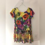Jams World Vintage Hattie Tiered Mini Dress in Mixed Poppy Print Size Small Photo 8