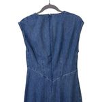 frame denim Frame Women’s Asymmetric Denim Eugenia Midi Dress Blue S New Photo 2