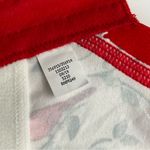 Catherines  Intimates No Wire Cotton Comfort White Red Cardinal Bra Size 48DD NEW Photo 5