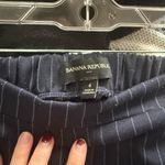 Banana Republic  Navy Pin Striped Cropped Pants Photo 4