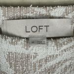Loft NWT Tank Top Women M Beige Cotton Textured Boucle Knit Tropical Coastal Photo 2