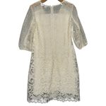 Sundance NWT Women’s Size 8 P Cream Ivory Lace V-Neck Bubble Sleeve Dress Photo 2