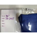 Alexis  Linen Tee Shirt Sz S Oversized Blue 3/4 Sleeve‎ Top Boat Neck Coastal Photo 3