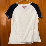 Tory Burch Victory Motorcycle Black and White Graphic Tee Photo 3