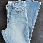 Good American Womens blue jeans 8/29 Distressed Denim straight leg Stretch Chic Photo 0