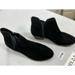 Kensie Womans Garry Booties 9.5 M Black Side Zip Block Heel Round Toe Photo 1