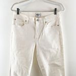 AGOLDE  Sophie Crop High Rise Skinny Slim Jeans White 30 / 10 Photo 4