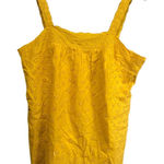Daniel Rainn ‎ Women's Eyelet Babydoll Top Honey Size small Photo 0