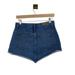LF  Carmar Denim Y2K Pointed Hem Button Mini Skirt in Blue Size 29 Photo 7