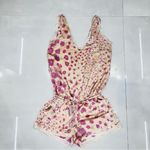 Alexis  Silk Leopard Romper Photo 2