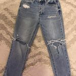 PacSun Mom Blue Ripped Mom Jeans Photo 0