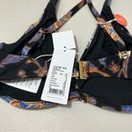 Seafolly  Silk Road Wrap Front F Cup Bikini Top in Black Size 6 NWT Photo 3