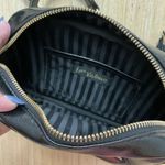 Victoria's Secret  Black City Crossbody Belt Bag Purse Lips Tassel Photo 2