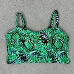 PINK - Victoria's Secret  Tropical Print Studded Cage Back Bralette Halter Top Large Photo 5