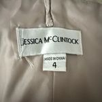 Jessica McClintock  White Lace dress Cocktail Bridal Shower Wedding Prom Size 4 Photo 7