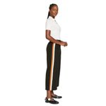 Universal Standard Stephanie Wide Leg Stripe Ponte Pants 27” Black Photo 8