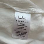 Lulu's Mallorca White Floral Embroidered Lace Sweetheart Neckline Dress XL Photo 13