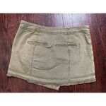 Pilcro Anthropologie  Green Cargo Wrap Mini Skirt Size 6 Photo 1