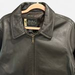 Eddie Bauer Vintage Stine 100% Genuine Leather Jacket Black Large 90s Minimalist Photo 6
