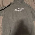 Self Care Hoodie in Dark Gray Size L Photo 0